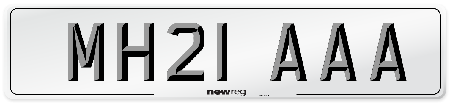 MH21 AAA Number Plate from New Reg